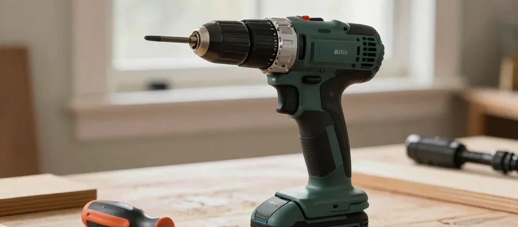 Furadeira ou parafusadeira para os reparos de casa