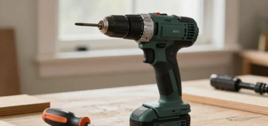 Furadeira ou parafusadeira para os reparos de casa